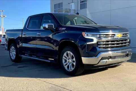 Blue 2022 Chevrolet Silverado 1500 LTZ for sale in Topeka, KS