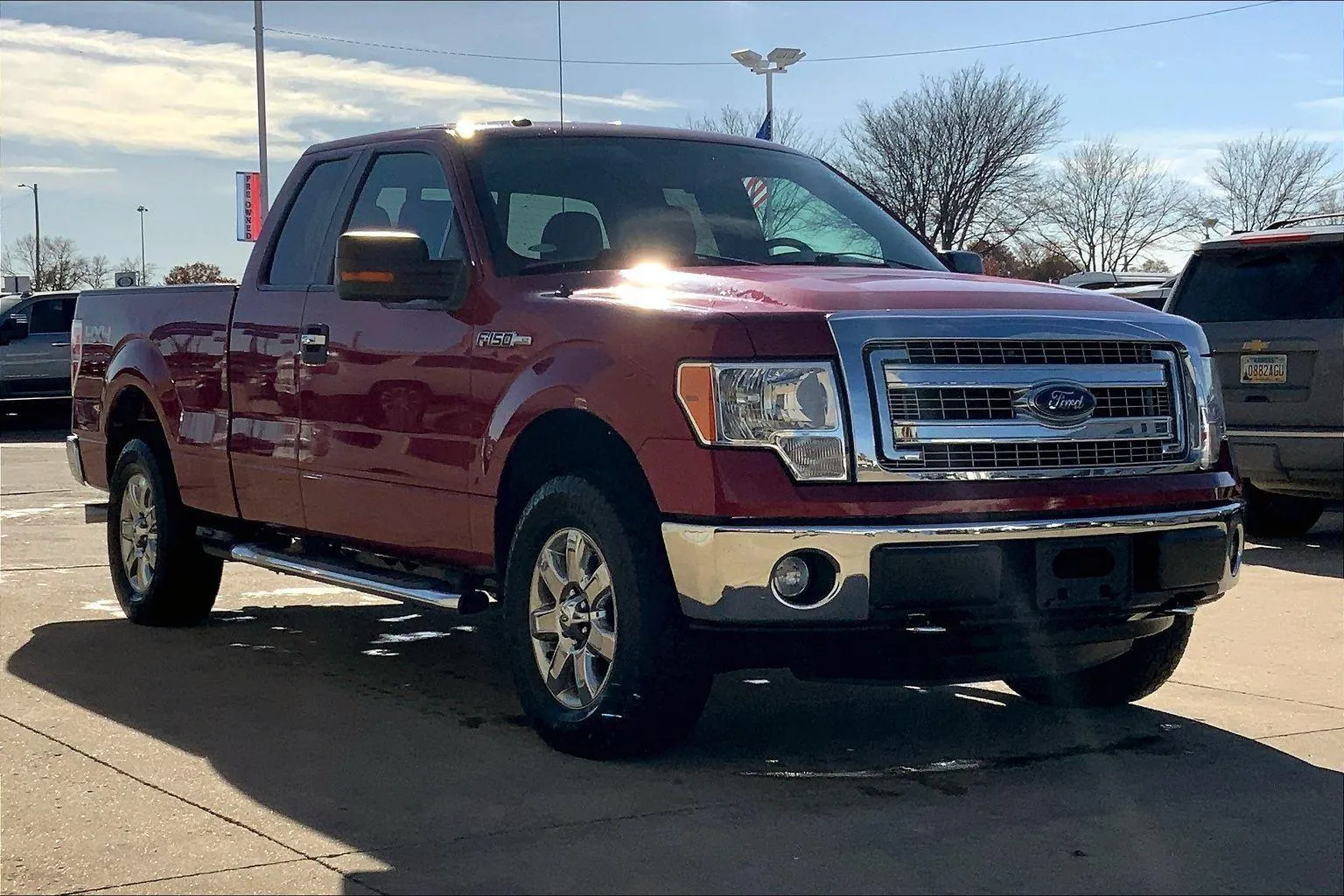 Red 2013 Ford F-150 XL for sale in Topeka, KS