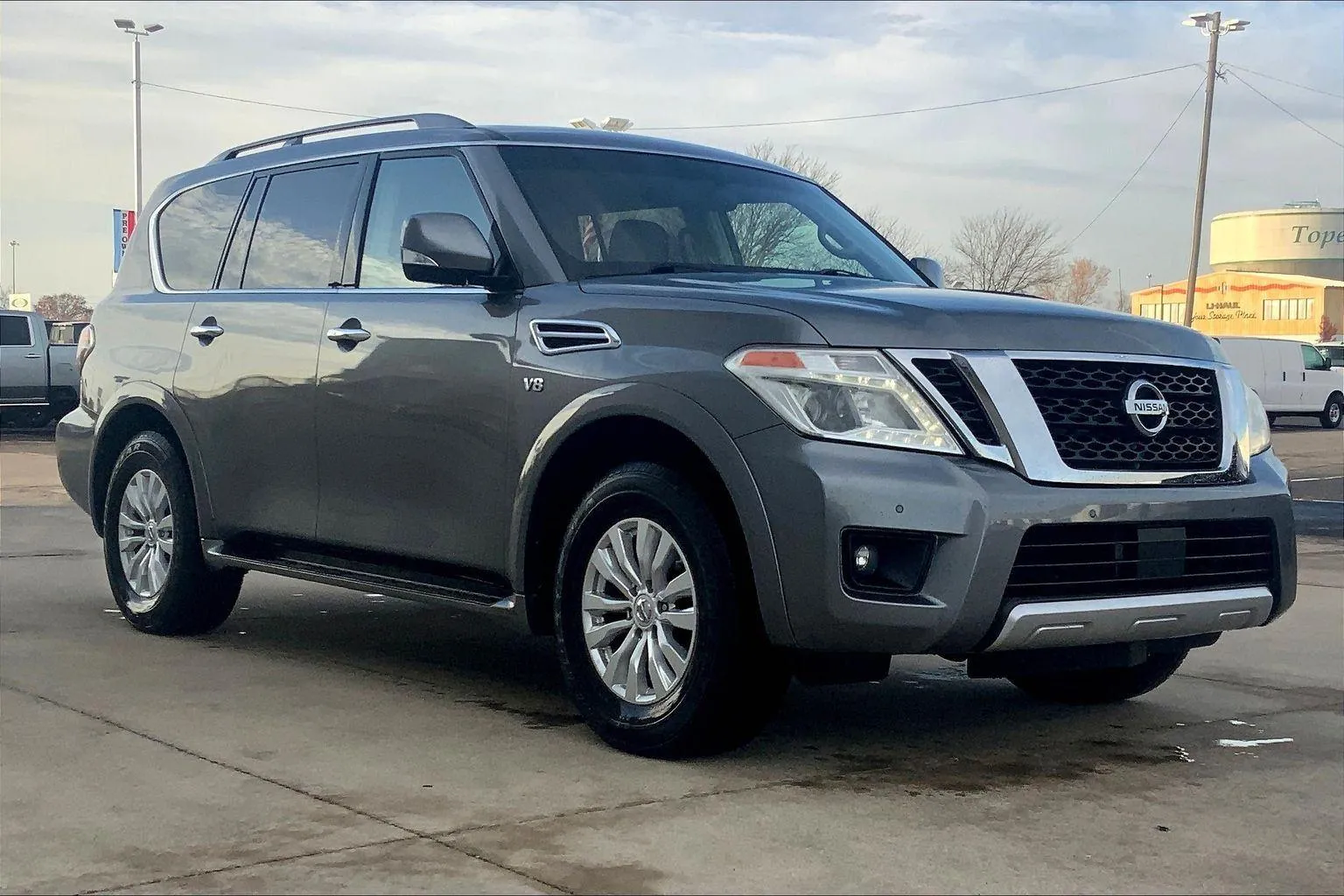 Gray 2017 Nissan Armada SV for sale in Topeka, KS