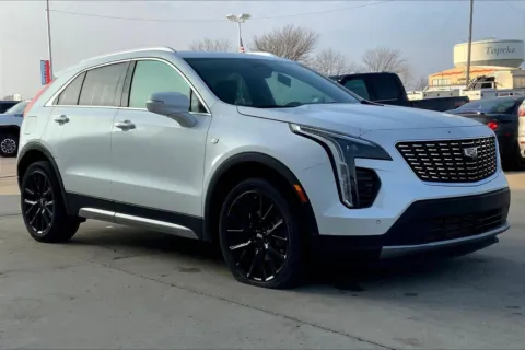 White 2023 Cadillac XT4 Premium Luxury for sale in Topeka, KS