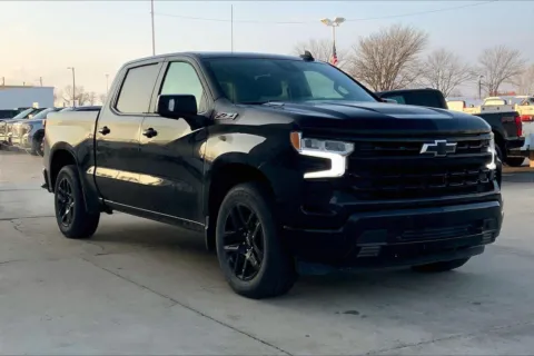 Black 2023 Chevrolet Silverado 1500 RST for sale in Topeka, KS