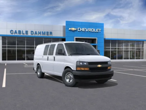 White 2025 Chevrolet Express Cargo 2500 WT for sale in Topeka, KS