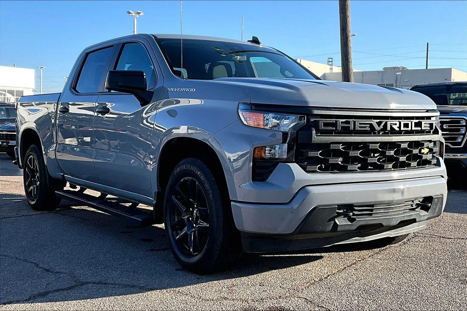 Gray 2024 Chevrolet Silverado 1500 Custom for sale in Topeka, KS