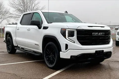 White 2022 GMC Sierra 1500 Elevation for sale in Topeka, KS