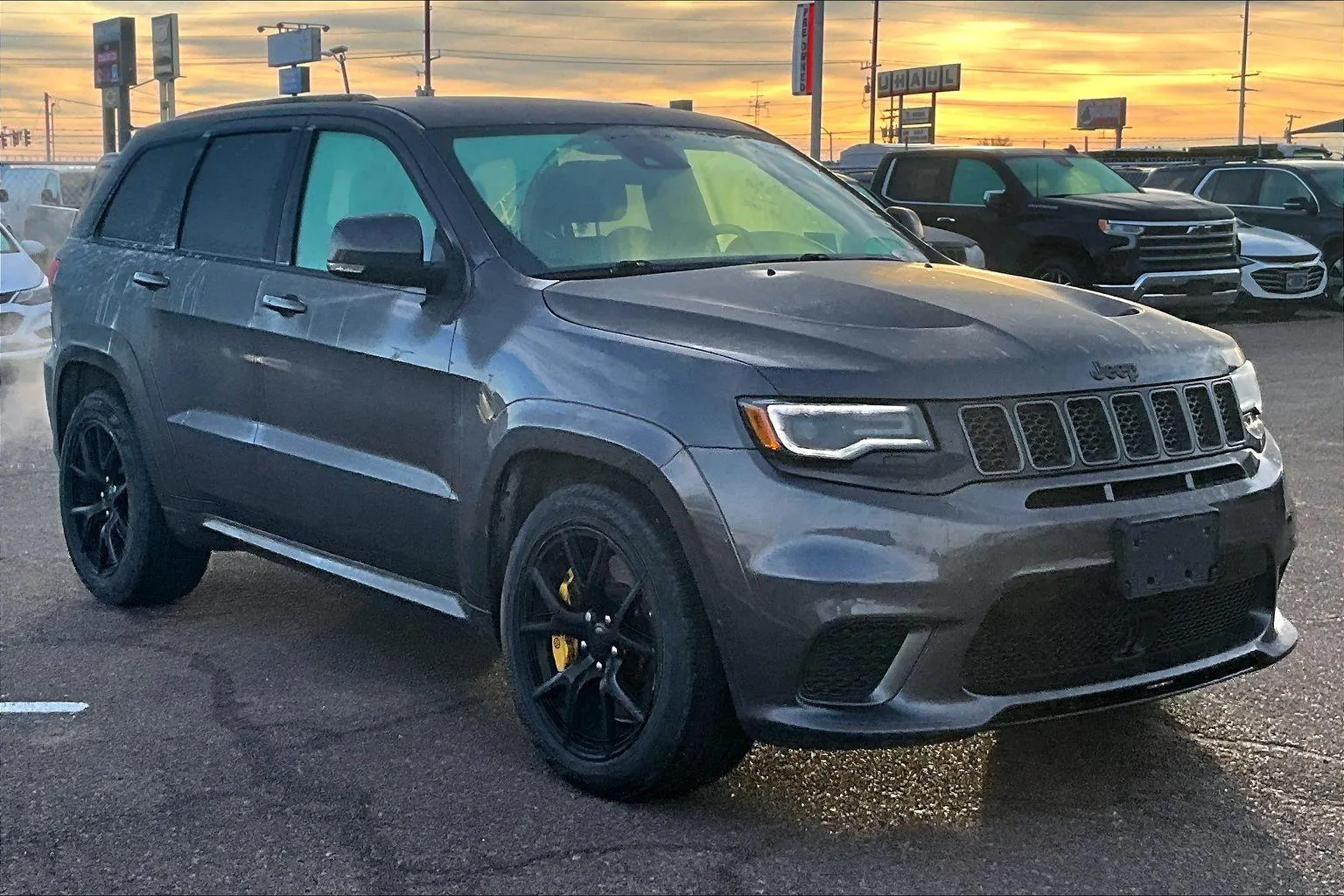 Gray 2018 Jeep Grand Cherokee Trackhawk for sale in Topeka, KS