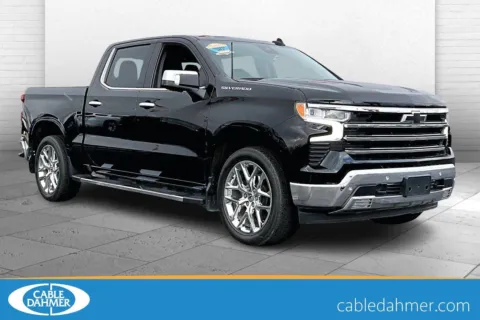 Black 2022 Chevrolet Silverado 1500 LTZ for sale in Topeka, KS