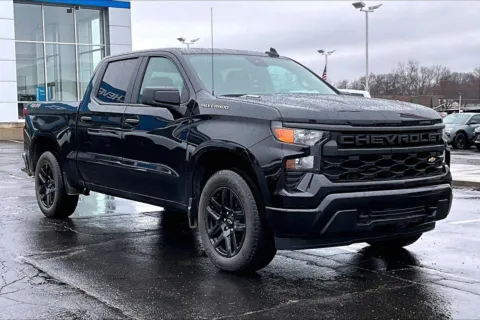 Black 2026 Chevrolet Silverado 1500 Custom for sale in Topeka, KS