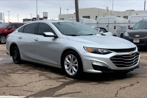 Silver 2021 Chevrolet Malibu LT for sale in Topeka, KS