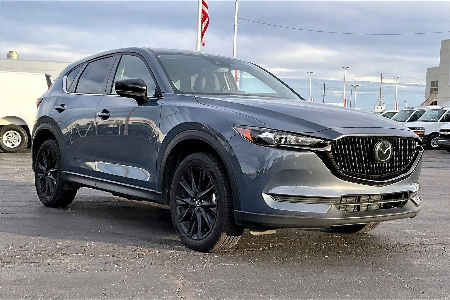 Gray 2021 Mazda Mazda CX-5 Carbon Edition for sale in Topeka, KS