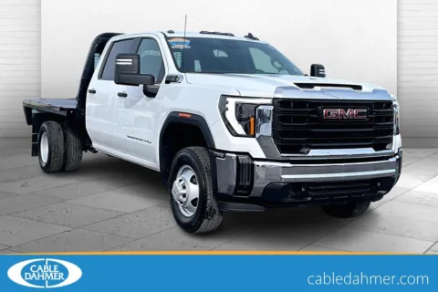 White 2026 GMC Sierra 3500 HD Chassis Cab Pro for sale in Topeka, KS