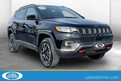 Black 2024 Jeep Compass Trailhawk for sale in Topeka, KS