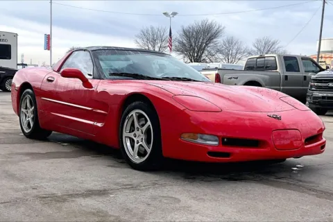 Red 2001 Chevrolet Corvette 2DR CPE for sale in Topeka, KS