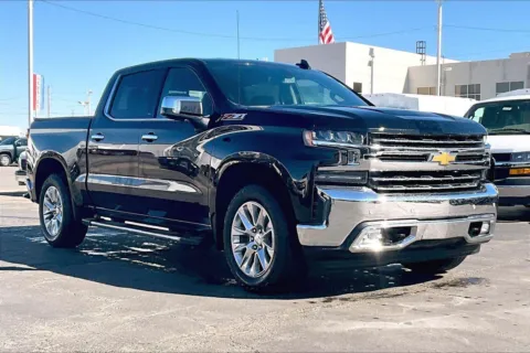 Black 2022 Chevrolet Silverado 1500 LTD LTZ for sale in Topeka, KS