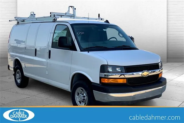 White 2024 Chevrolet Express Cargo 2500 WT for sale in Topeka, KS
