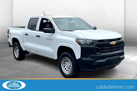 White 2025 Chevrolet Colorado 4WD Work Truck for sale in Topeka, KS