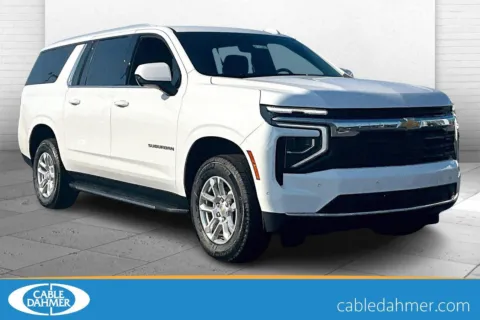 White 2025 Chevrolet Suburban LS for sale in Topeka, KS