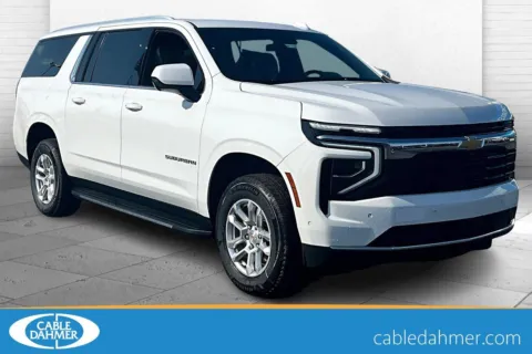 White 2025 Chevrolet Suburban LS for sale in Topeka, KS