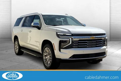 White 2025 Chevrolet Suburban Premier for sale in Topeka, KS