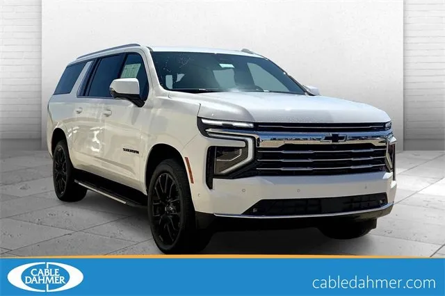 White 2025 Chevrolet Suburban LT for sale in Topeka, KS