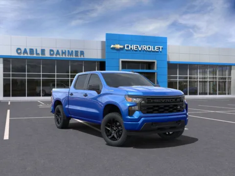 Blue 2025 Chevrolet Silverado 1500 Custom for sale in Topeka, KS