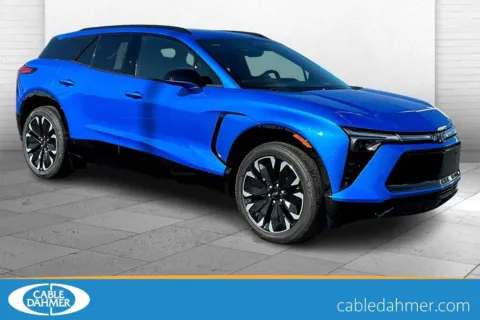 Blue 2025 Chevrolet Blazer EV RS for sale in Topeka, KS