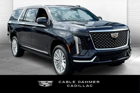 Gray 2025 Cadillac Escalade ESV Premium Luxury for sale in Topeka, KS