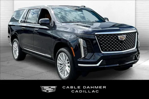 Gray 2025 Cadillac Escalade ESV Premium Luxury for sale in Topeka, KS