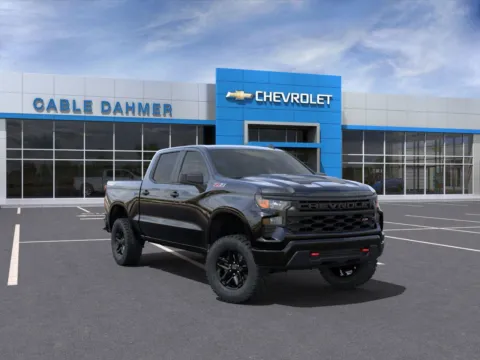 Black 2025 Chevrolet Silverado 1500 Custom Trail Boss for sale in Topeka, KS