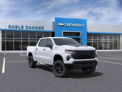 White 2025 Chevrolet Silverado 1500 Custom Trail Boss for sale in Topeka, KS