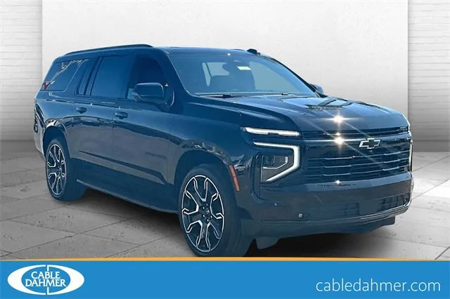 Black 2025 Chevrolet Suburban RST for sale in Topeka, KS