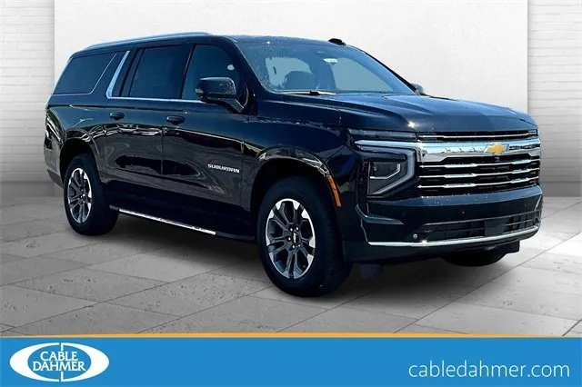 Black 2025 Chevrolet Suburban LT for sale in Topeka, KS