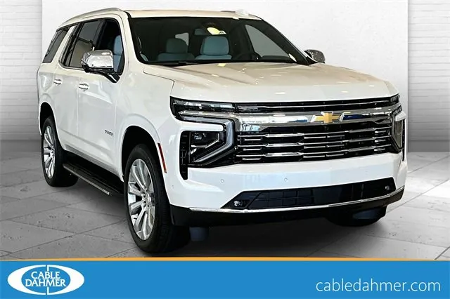 White 2025 Chevrolet Tahoe Premier for sale in Topeka, KS