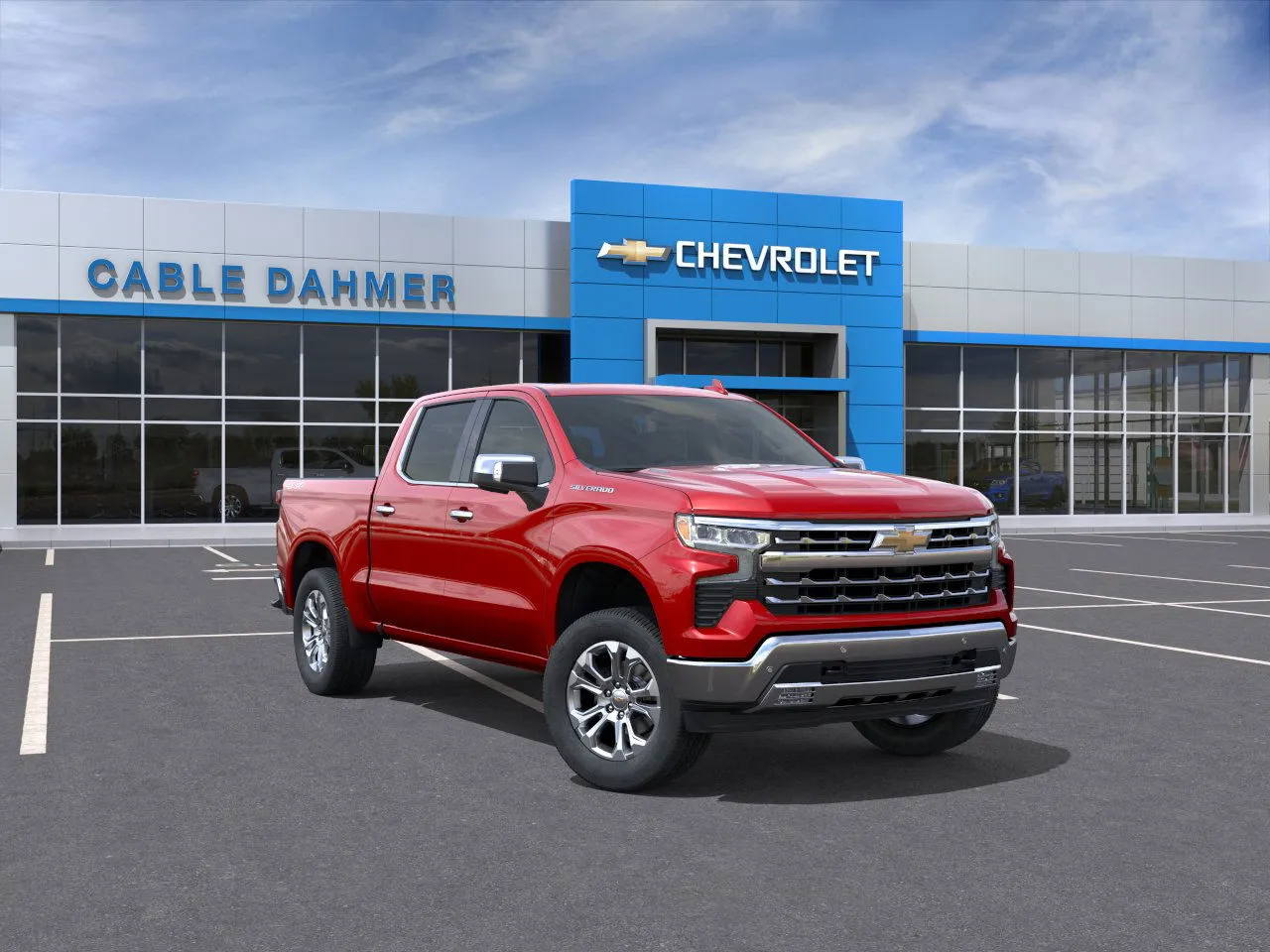 Red 2025 Chevrolet Silverado 1500 LTZ for sale in Topeka, KS