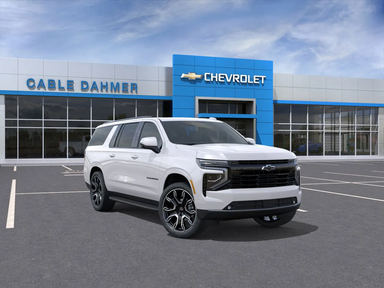 White 2025 Chevrolet Suburban RST for sale in Topeka, KS