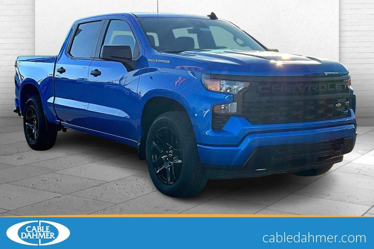 Blue 2025 Chevrolet Silverado 1500 Custom for sale in Topeka, KS