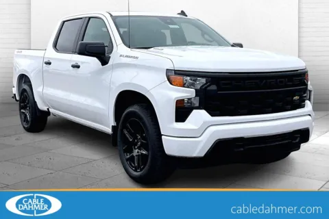 White 2025 Chevrolet Silverado 1500 Custom for sale in Topeka, KS