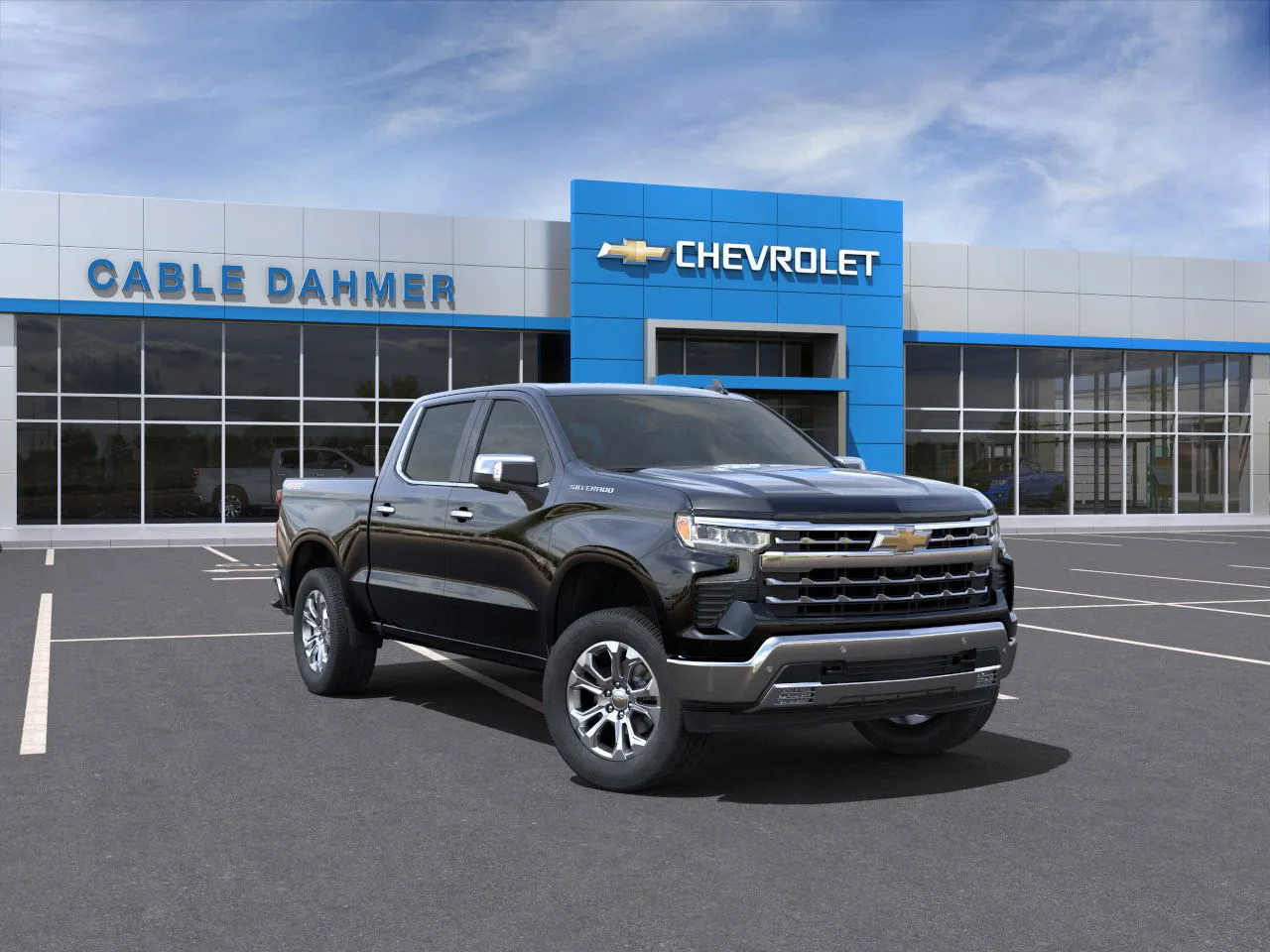Black 2025 Chevrolet Silverado 1500 LTZ for sale in Topeka, KS