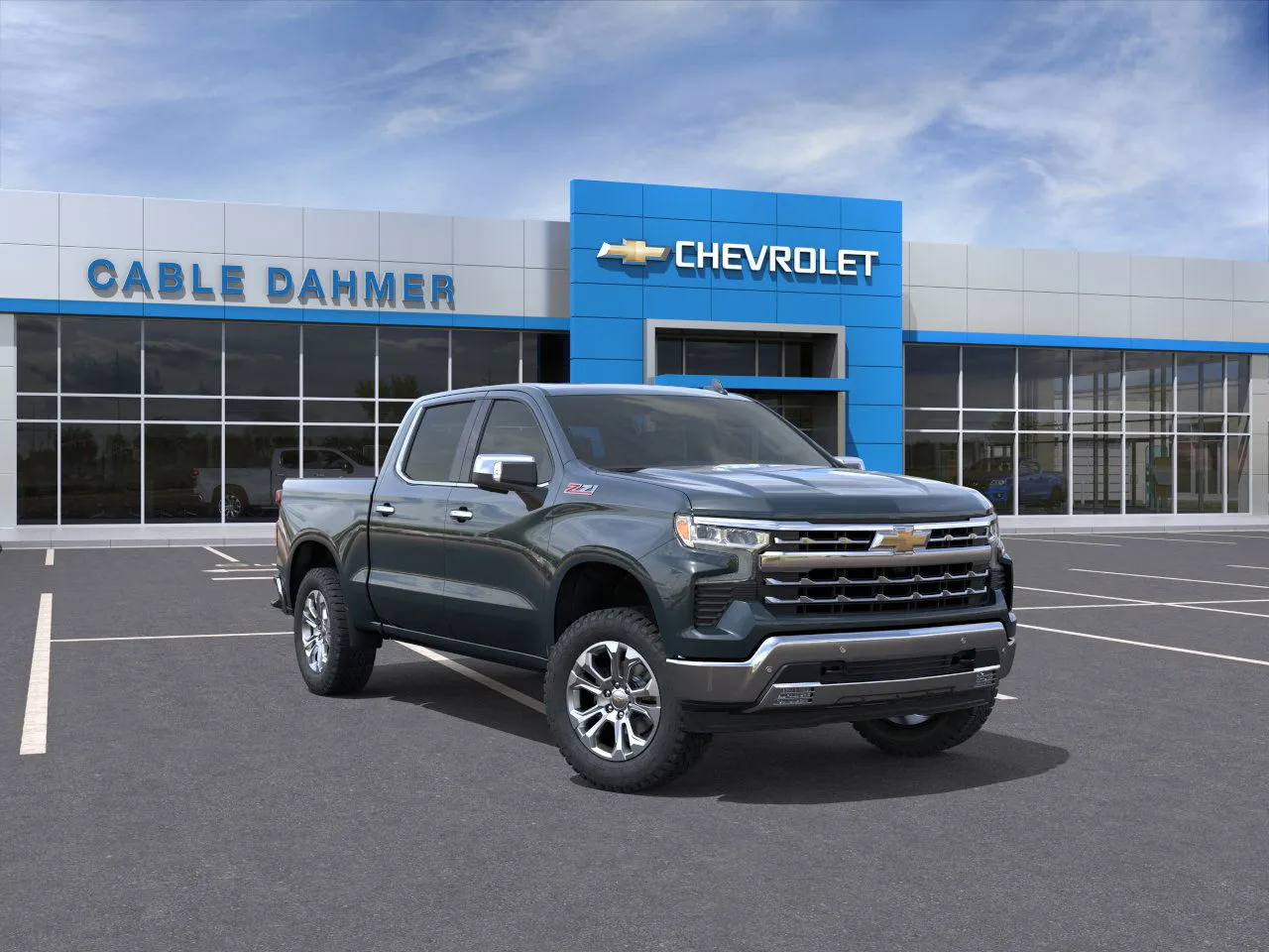 Gray 2025 Chevrolet Silverado 1500 LTZ for sale in Topeka, KS