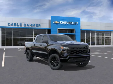 Black 2025 Chevrolet Silverado 1500 Custom for sale in Topeka, KS