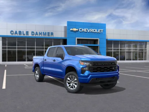 Blue 2025 Chevrolet Silverado 1500 Custom for sale in Topeka, KS