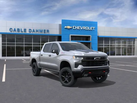 Gray 2025 Chevrolet Silverado 1500 LT Trail Boss for sale in Topeka, KS