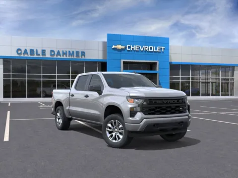 Gray 2025 Chevrolet Silverado 1500 Custom for sale in Topeka, KS