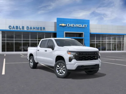 White 2025 Chevrolet Silverado 1500 Custom for sale in Topeka, KS