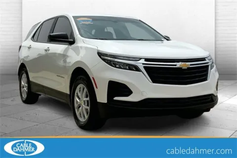 White 2022 Chevrolet Equinox LS for sale in Topeka, KS
