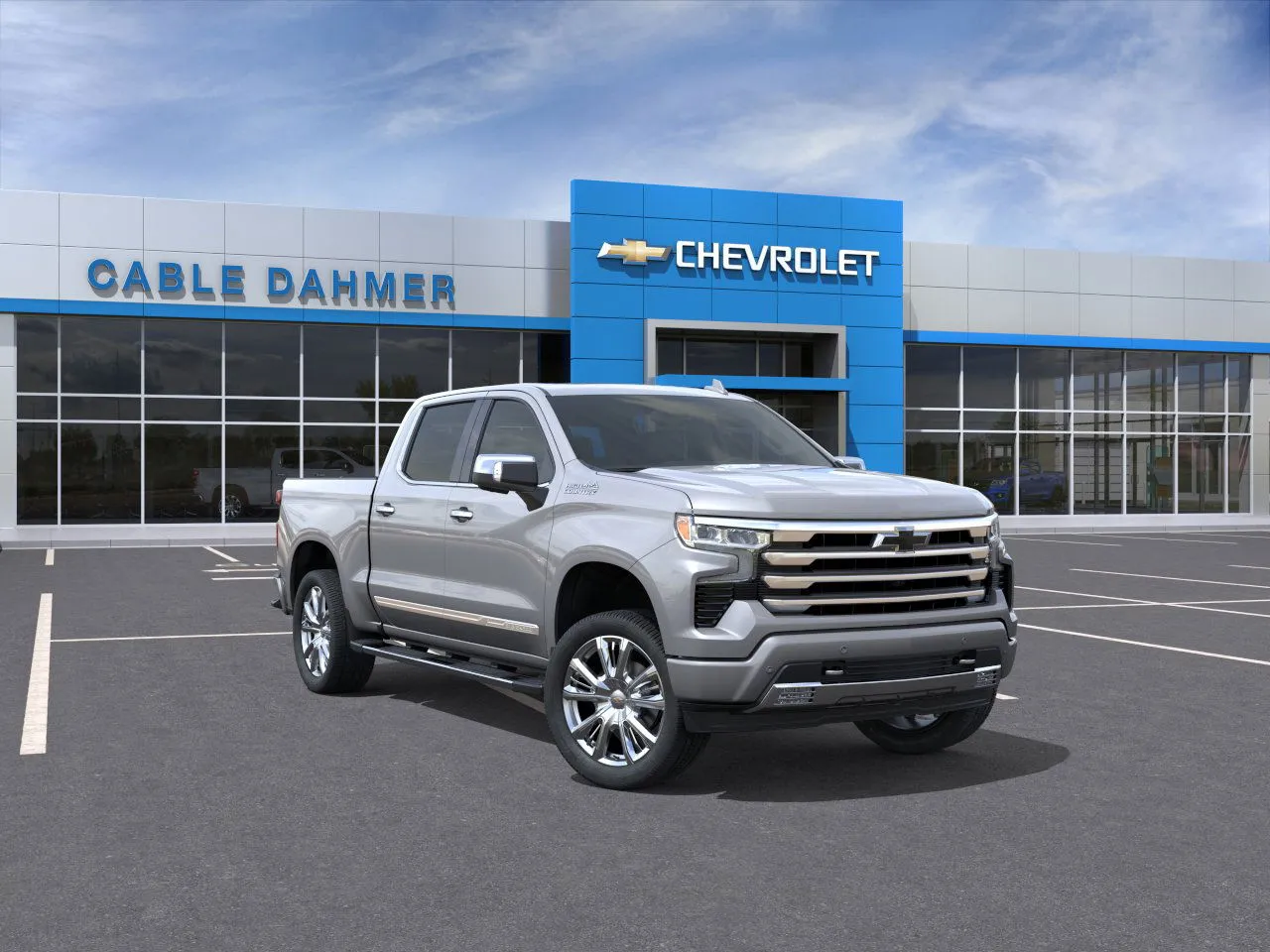 Gray 2025 Chevrolet Silverado 1500 High Country for sale in Topeka, KS