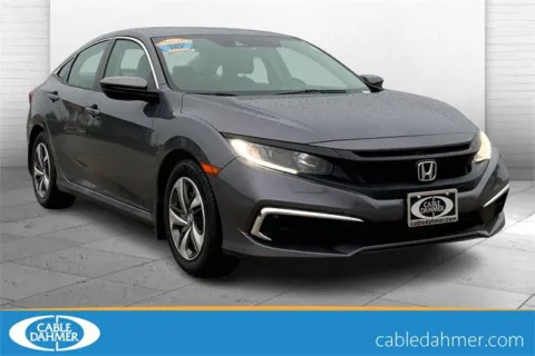 Beige 2019 Honda Civic Sedan LX for sale in Topeka, KS