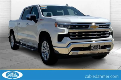 White 2023 Chevrolet Silverado 1500 LTZ for sale in Topeka, KS