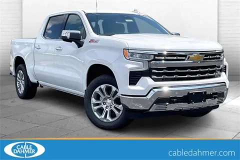 White 2025 Chevrolet Silverado 1500 LTZ for sale in Topeka, KS
