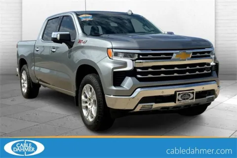 Gray 2024 Chevrolet Silverado 1500 LTZ for sale in Topeka, KS