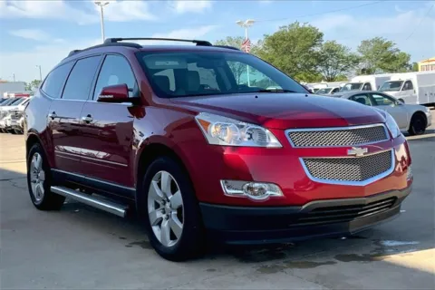 Red 2012 Chevrolet Traverse LTZ for sale in Topeka, KS